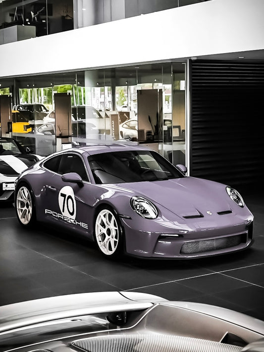 Ichanger Premium Color Car Wrapping PPF Lilac Purple for Porsche