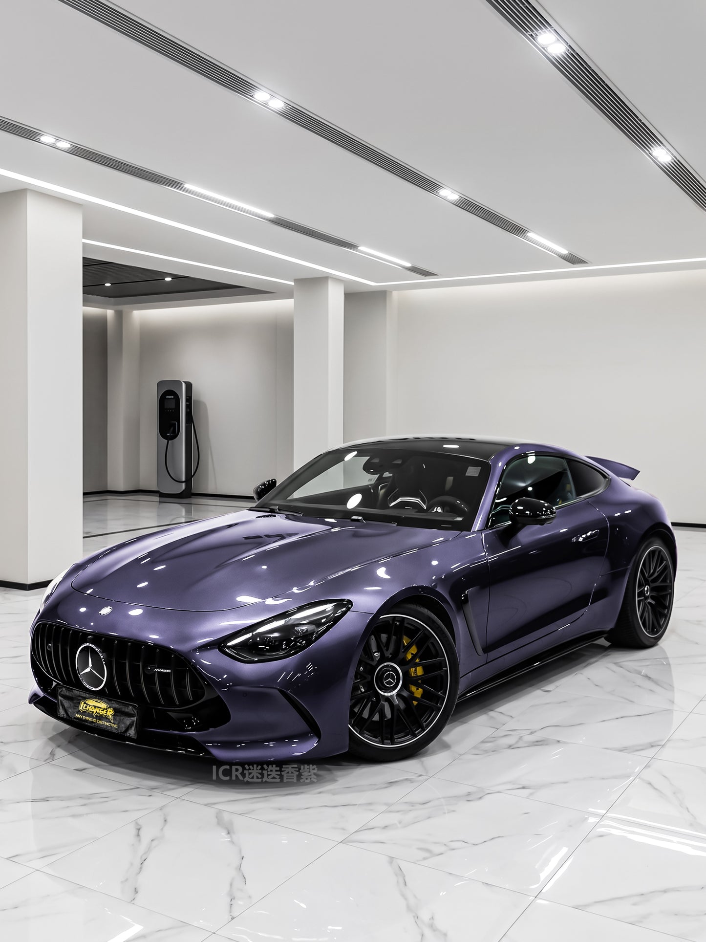 Car Wrapping Color Change PPF Rosemary Purple for Mercedes Benz