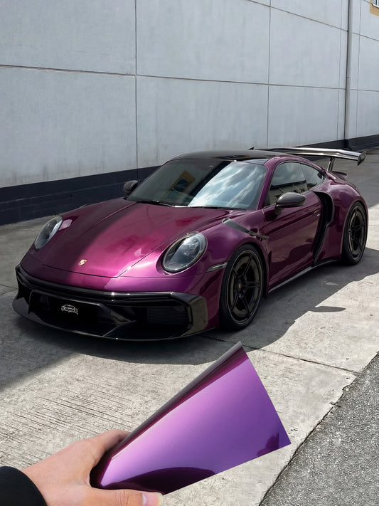 PPF Film Wrap Near Me Siberia Purple for Porsche