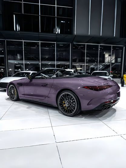 Best Wrap Shop Wrapping Car PPF Vola Purple for Mercedes Benz