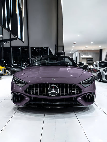 Best Wrap Shop Wrapping Car PPF Vola Purple for Mercedes Benz