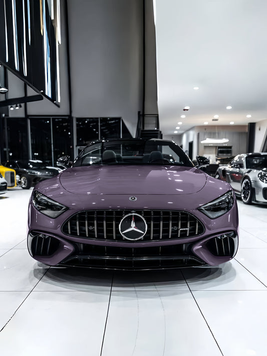 Best Wrap Shop Wrapping Car PPF Vola Purple for Mercedes Benz