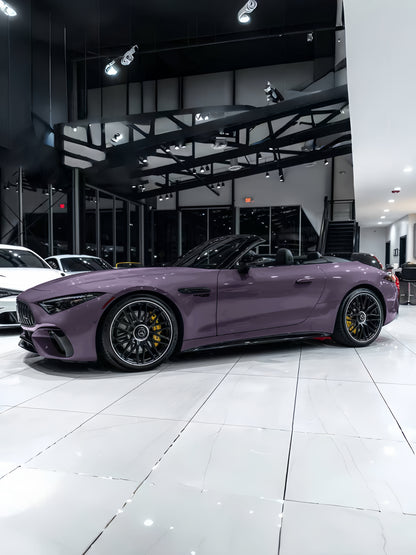 Best Wrap Shop Wrapping Car PPF Vola Purple for Mercedes Benz