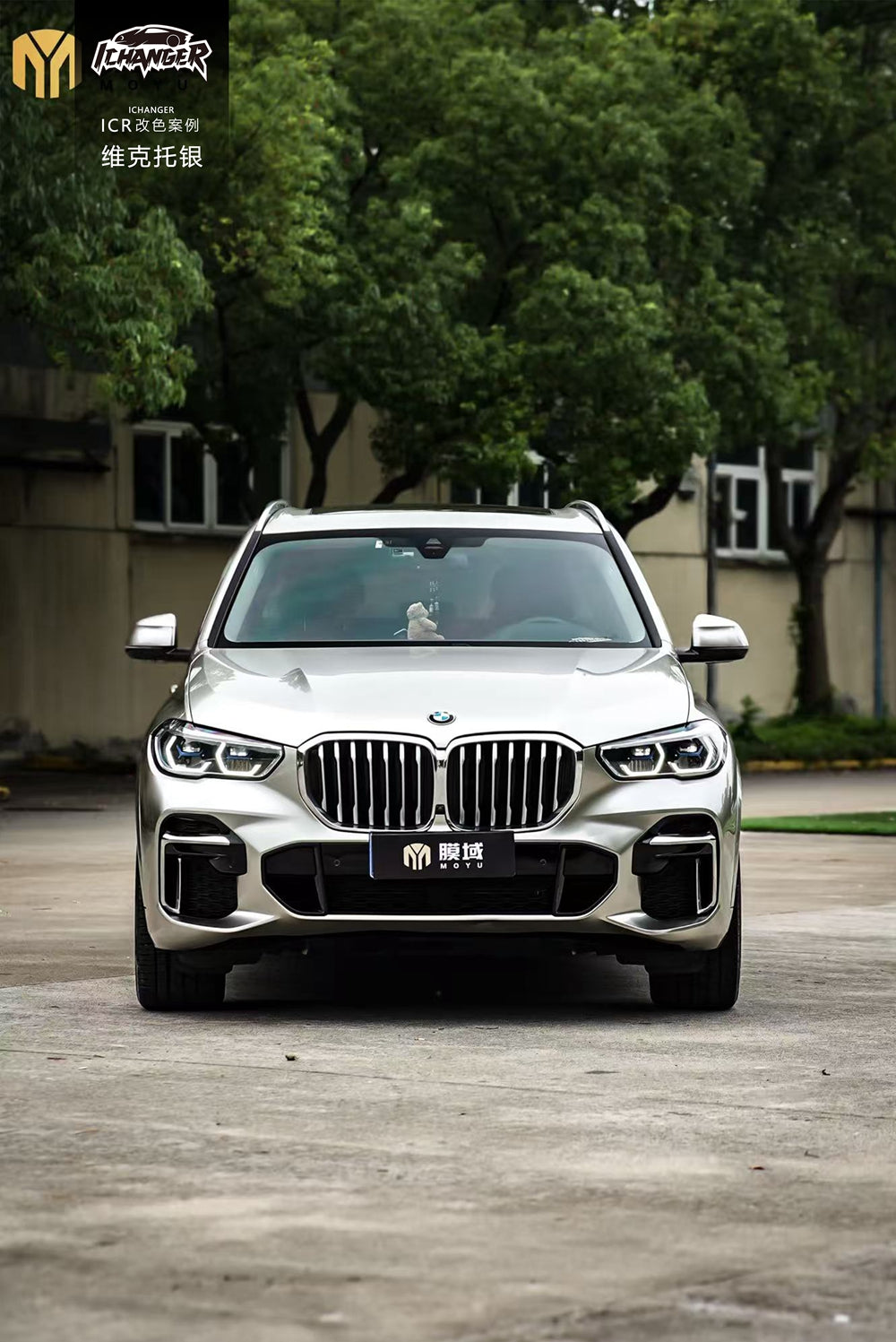 How Much Full Car Wrapping In Mexico PPF Victor Silver for BMW X5