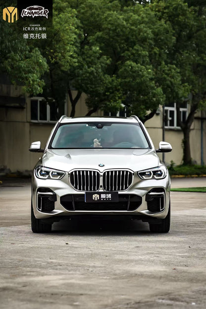 How Much Full Car Wrapping In Mexico PPF Victor Silver for BMW X5