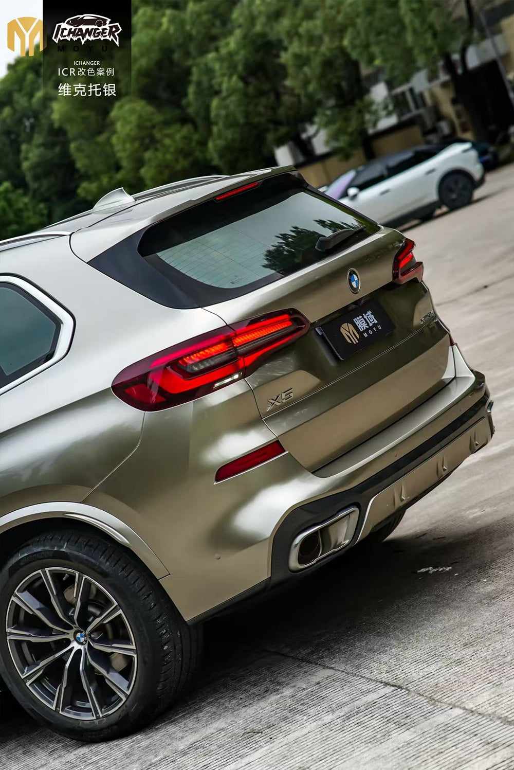 How Much Full Car Wrapping In Mexico PPF Victor Silver for BMW X5