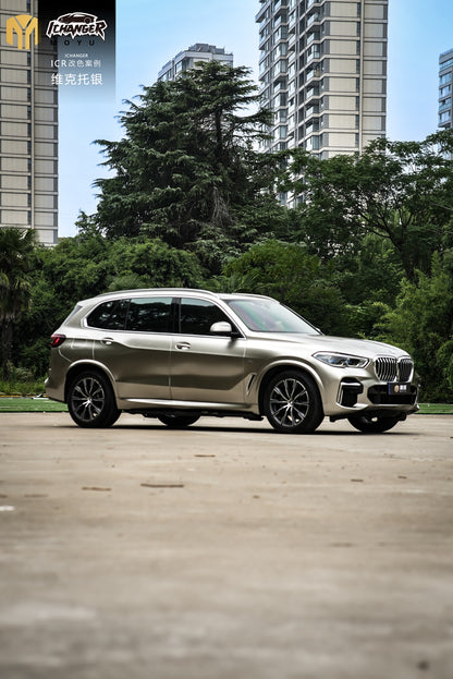 How Much Full Car Wrapping In Mexico PPF Victor Silver for BMW X5