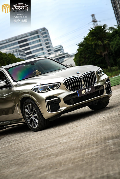 How Much Full Car Wrapping In Mexico PPF Victor Silver for BMW X5