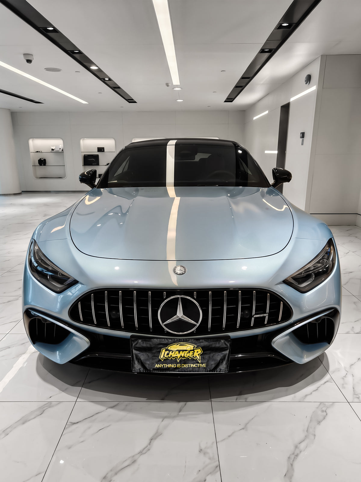 TPU Car Wrapping Brand PPF Victoria Blue for Mercedes Benz
