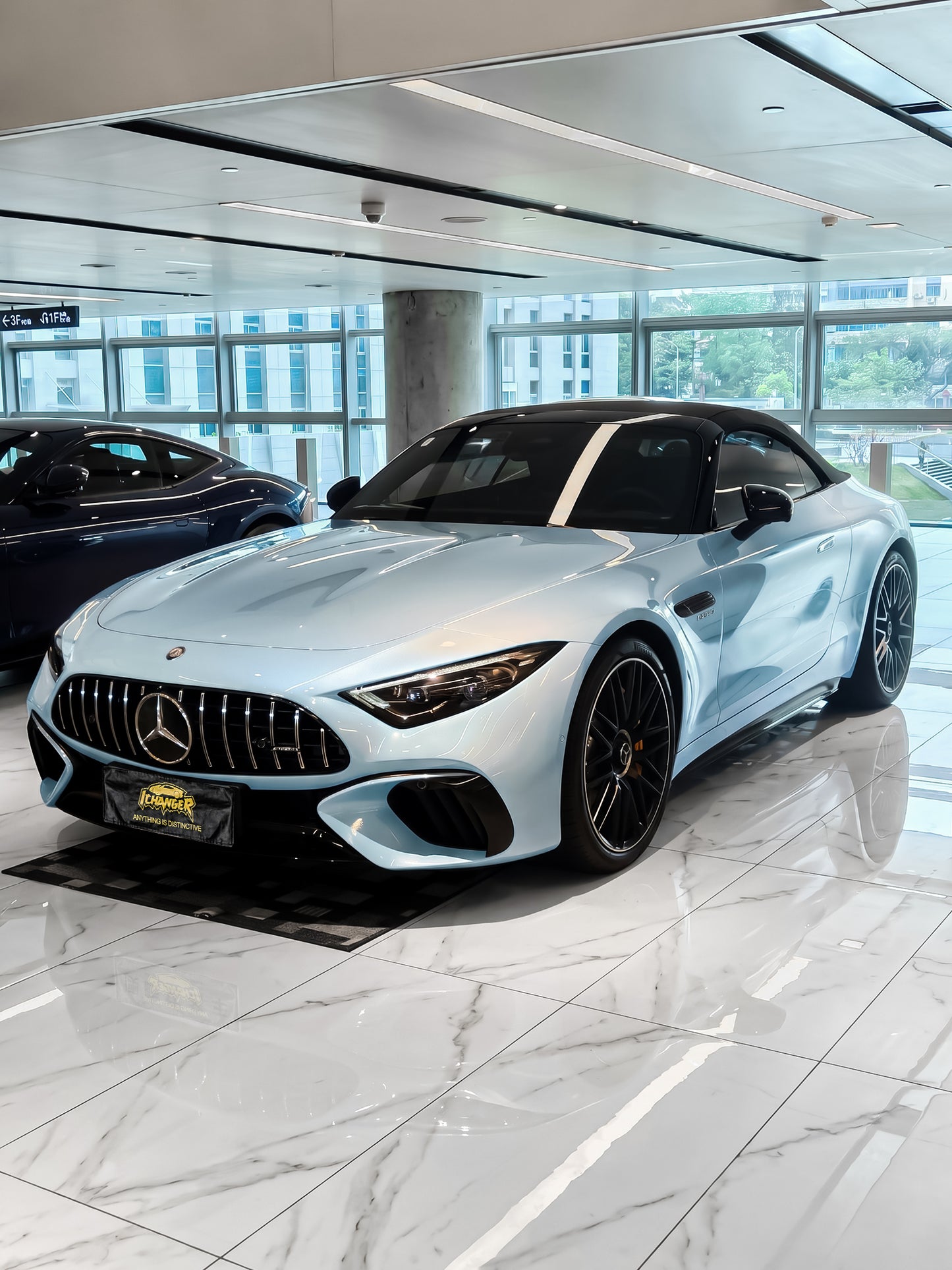 TPU Car Wrapping Brand PPF Victoria Blue for Mercedes Benz