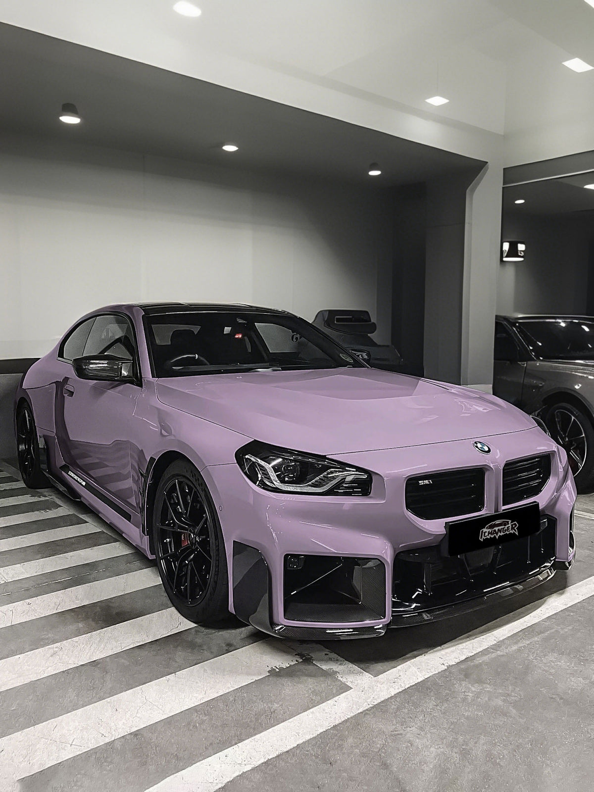 Best Color Car Wrapping PPF Vola Purple for BMW
