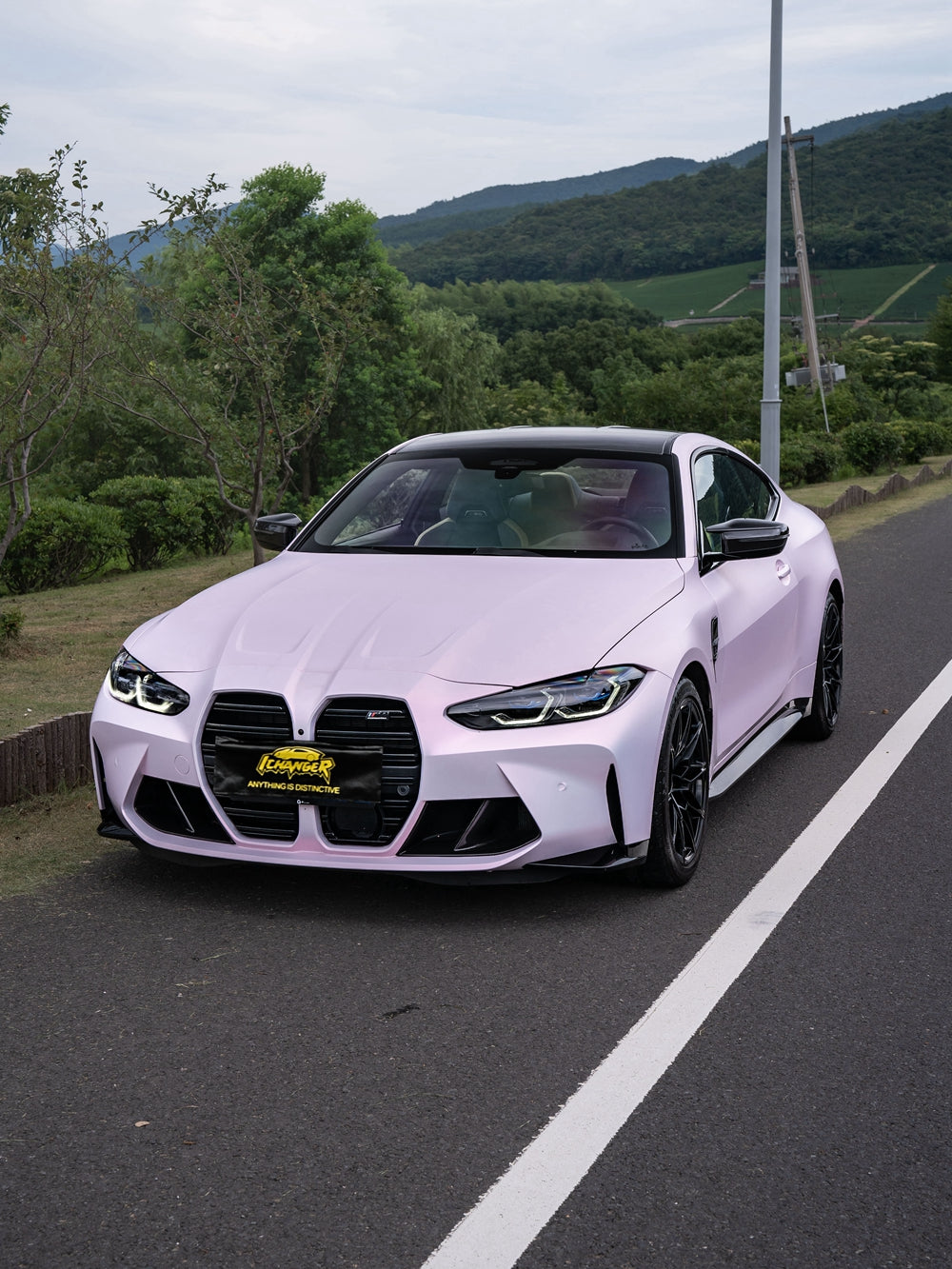 Vinyl Wrap Gloss Pear White To Pink