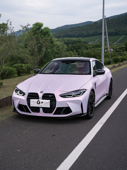 Car Wrapping Near Me In New York PPF Liquid Gauze Pink for BWM