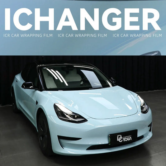 Vinyl Wrapping Super Gloss Glacier Blue