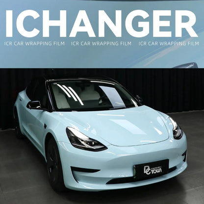 Vinyl Wrapping Super Gloss Glacier Blue