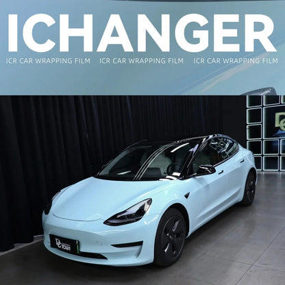Vinyl Wrapping Super Gloss Glacier Blue
