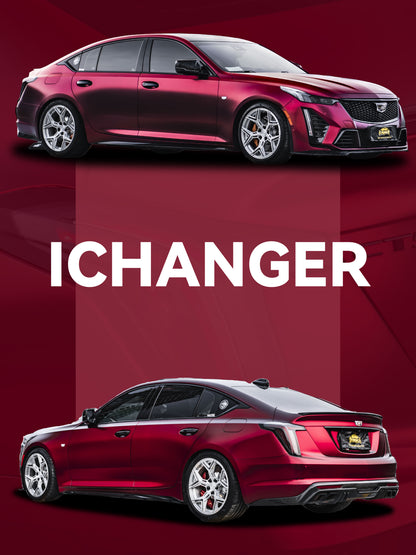 Where Have Wrap Shop Car Wrapping PPF Matte Matisse Red for Cadillac CT5