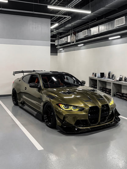 Auto Film Premium Vinyl Wrap Golden Copper for BMW M4 G82