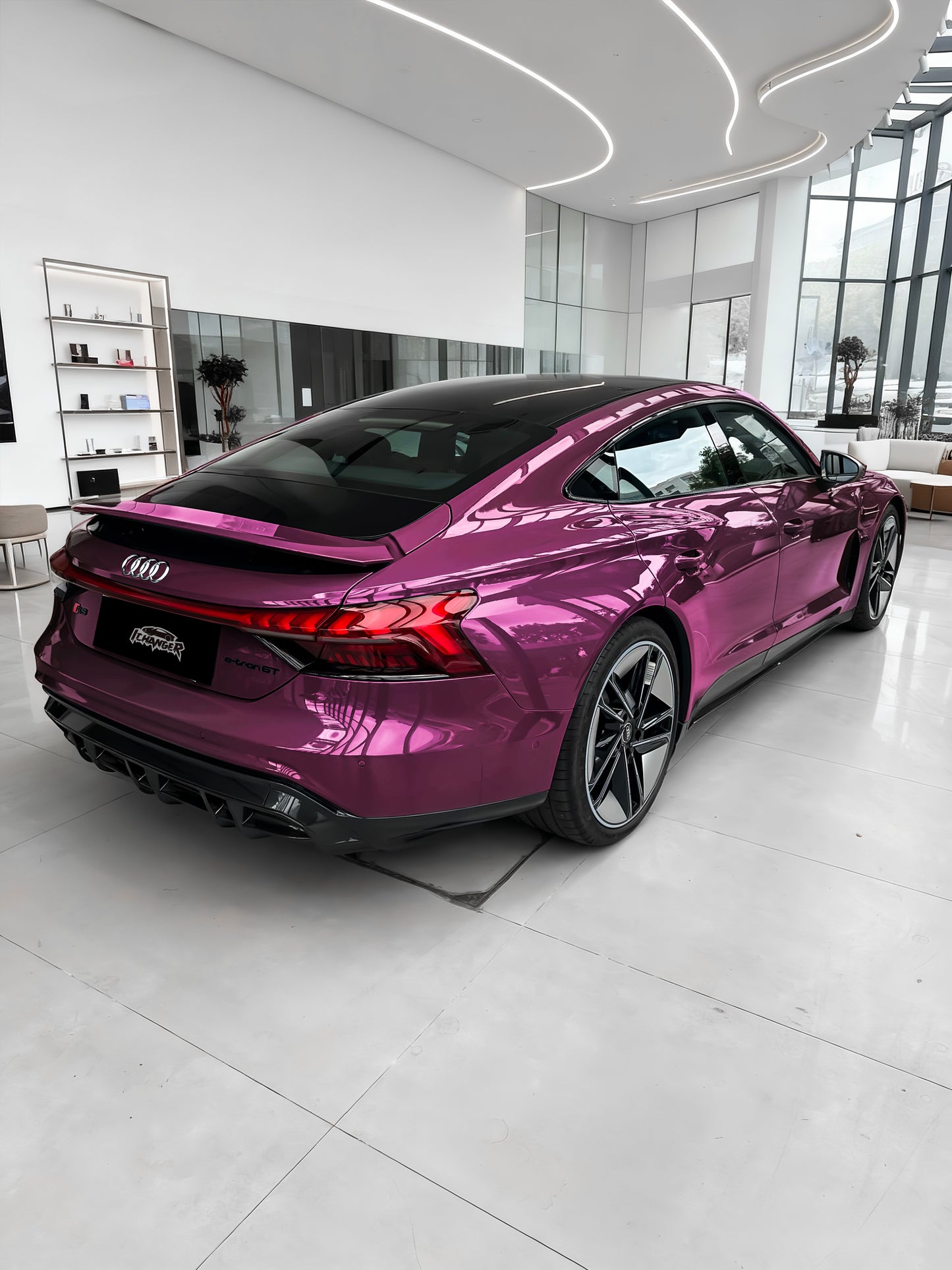 Vinyl Wrap Siberia Purple For Audi