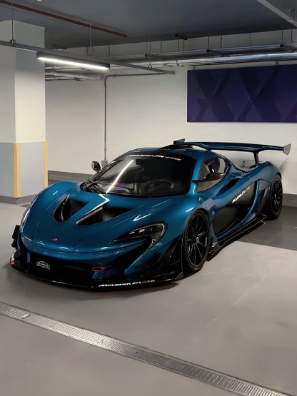 Wrapping A New Color for your Car PPF Butterfy Valley Blue for McLaren